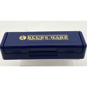 Hohner Blues Harp 532/20 MS D M533036 harmonica 10-hole w Case Vintage
